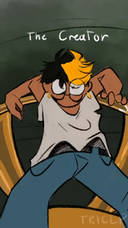 black_body black_clothing black_fur black_hair black_shirt black_topwear blonde_hair blue_body blue_bottomwear blue_clothing blue_fur blue_pants bottomwear claws clothing ear_piercing ear_ring eyewear fangs fur glasses green_eyes grey_body grey_fur hair looking_at_viewer multicolored_hair obstructed_face one_obstructed_ear pants piercing ring_piercing shirt teacup_ride teeth text topwear two_tone_hair white_clothing white_shirt white_topwear tr1clip the_creator_the_oc_(meme) tr1clip_(character) human mammal 9:16 animated animation_meme english_text hi_res meme short_playtime sound video