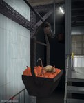 ambiguous_gender crowbar detailed_background feral food fruit not_furry plant pumpkin solo tools eriada1992_(artist) half-life valve headcrab