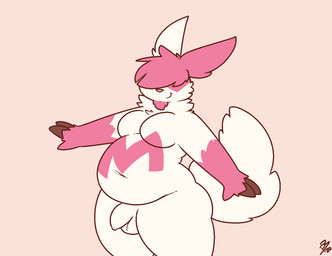 3_fingers balls bangs belly dipstick_tail fingers flaccid foreskin fur genitals long_bangs male markings moobs multicolored_body multicolored_fur multicolored_tail navel penis pink_nose red_body red_fur red_markings simple_background slightly_chubby slightly_chubby_male smile smirk solo standing tail tail_markings thick_thighs tuft two_tone_body two_tone_fur white_body white_fur p3ntavus nintendo pokemon generation_3_pokemon pokemon_(species) zangoose 2020 digital_drawing_(artwork) digital_media_(artwork) portrait signature three-quarter_portrait