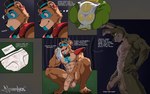 abs animal_genitalia anthro anthro_on_anthro areola balls balls_outline barazoku biceps big_balls big_bulge big_muscles big_penis bite biting_lip biting_own_lip bow_tie bulge claws clothing crouching curtains deltoids detailed_bulge dialogue discarded_clothing duo_focus ear_piercing ear_ring emanata erection eyebrows foreskin fully_sheathed fur genital_outline genitals glans group hat headgear headwear holding_clothing holding_object holding_underwear huge_muscles humanoid_genitalia humanoid_penis inside looking_pleasured male male/male markings masturbation motion_lines muscular muscular_anthro muscular_male narrowed_eyes navel nipples non-mammal_balls note nude obliques oblivious onomatopoeia open_mouth open_smile pecs penile penile_masturbation penis piercing profanity ring_piercing self_bite serratus sheath sheath_outline shoulder_pads simple_background smile sniffing sniffing_clothes sound_effects standing teeth text thick_penis thought_bubble tongue tongue_out top_hat translucent translucent_clothing translucent_underwear trio tuft underwear underwear_sniffing unretracted_foreskin vein voyeur n0vanarts five_nights_at_freddy's five_nights_at_freddy's:_security_breach five_nights_at_freddy's_3 scottgames steel_wool_studios glamrock_freddy montgomery_gator springtrap_(fnaf) alligator alligatorid bear crocodilian lagomorph leporid mammal rabbit reptile scalie 2025 comic english_text hi_res multiple_scenes signature