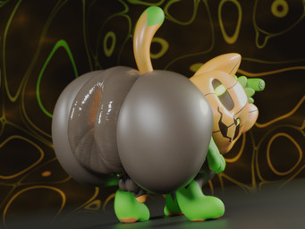 abstract_background anus bent_over big_anus big_butt butt feral genitals huge_anus huge_butt hyper hyper_anus looking_back male penis plant presenting presenting_hindquarters puffy_anus small_penis solo_focus thick_thighs maximumuwu pumkat domestic_cat elemental_creature felid feline felis flora_fauna mammal 3d_(artwork) alternate_version_at_source blender_(artwork) digital_media_(artwork) hi_res