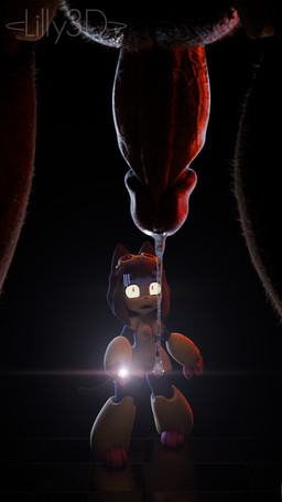 balls big_balls big_penis bodily_fluids breasts dripping duo exposed_belly exposed_breasts female flashlight genital_fluids genitals holding_flashlight holding_object horror_(theme) looking_up_at_another looking_up_at_partner machine nude penis precum precum_drip pubes vulva lilly_3d five_nights_at_freddy's five_nights_at_freddy's_2 gameoverse glitch_productions scottgames kit_bodega withered_chica_(fnaf) animatronic felid feline mammal robot 2026 9:16 absurd_res blender_(artwork) blender_cycles_(artwork) digital_media_(artwork) hi_res