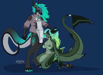 anthro balls bikini black_sclera blue_hair blue_markings blue_penis bodily_fluids bottomless breasts clothed clothing clothing_on_floor cum cum_in_mouth cum_inside cum_on_breasts cum_on_leg duo ear_piercing eyes_closed fellatio female fin fin_piercing fishnet_clothing furgonomic_piercing furgonomics genital_fluids genitals grabbing_head green_body green_hair green_markings grey_body hair holding_head jacket jacket_only kneeling kneeling_oral_position leaking_cum looking_down looking_down_at_partner male male/female markings nipples non-mammal_breasts oral penile penis piercing sex simple_background swimwear tail topless topwear topwear_only transparent_background two-piece_swimsuit kittydee mythology aurora_(kamikazekit) aquatic dragon fish mythological_creature mythological_scalie scalie shark 2022 alpha_channel