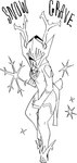 absolute_territory anthro antlers armor athletic athletic_female elemental_manipulation female freckled_legs freckled_thighs freckles headgear helmet horn ice ice_manipulation magic_user scut_tail short_tail snowgrave solo sparkles tail text drizzlingprince deltarune undertale_(series) noelle_holiday deer mammal new_world_deer reindeer absurd_res english_text hi_res monochrome