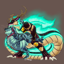anal anal_penetration anthro antlers balls belly big_belly black_eyes blue_body blue_sclera bodily_fluids claw_marks collar cum cum_drip cum_inflation cum_inside cum_pool cybernetics dripping duo fat_arms frill_(anatomy) fur genital_fluids genitals glowing glowing_body glowing_fur horn inflation leash long_tail machine male male/male name_tag overweight overweight_anthro overweight_male penetration penis small_balls small_penis tail text thick_thighs deckarddragoon mythology deckard_dragoon minty_(mintyderg) cyborg dragon mythological_creature mythological_scalie scalie 1:1 hi_res