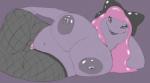 big_breasts breasts clothing female glistening glistening_hair goo_hair hair legwear nipples not_furry pseudo_hair purple_body slightly_chubby solo stockings mcnasty nintendo pokemon tanya_(mcnasty) generation_1_pokemon goo_creature goo_humanoid humanoid muk pokemon_(species)