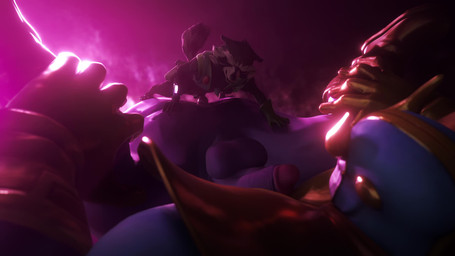 anal anal_penetration anthro anthro_penetrating anthro_penetrating_humanoid anthro_penetrating_male anus anvil_position armor balls butt clothed clothing duo erection from_front_position genitals glowing glowing_eyes hands_on_legs humanoid_on_anthro humanoid_penetrated interspecies knot larger_penetrated larger_sub legs_up lying male male/male male_penetrated male_penetrating male_penetrating_humanoid male_penetrating_male moan on_back partially_clothed penetration penile penile_penetration penis penis_in_ass red_eyes sex size_difference small_top_big_bottom spread_legs spreading submissive tail eyahara lewddmon_(va) munt_works_(va) opennsfwsp_(sfx) pixelcarnagee_(va) squishsuccubus_(va) guardians_of_the_galaxy marvel rocket_raccoon thanos alien humanoid mammal procyonid raccoon 16:9 3d_(artwork) 3d_animation animated blender_(artwork) digital_media_(artwork) hi_res high_framerate loop short_playtime sound video widescreen