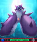 2016 anthro anthrofied breasts cloyster conditional_dnp distracting_watermark female generation_1_pokemon genitals hi_res horn lemoncore marine mollusk nintendo nipples non-mammal_breasts non-mammal_nipples nude pokemon pokemon_(species) pokemorph pussy solo watermark