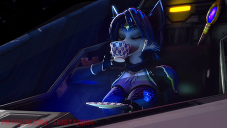 5_fingers anthro arwing beverage big_breasts blue_body blue_fur blue_hair bodysuit breasts brown_body brown_fur clothing container cup facepalm female fingers fur green_eyes grey_body grey_fur group hair insult laugh magenta_eyes male open_mouth open_smile shirt short_hair skinsuit smile snout space staff t-shirt tea tea_cup teal_eyes teeth text tight_clothing topwear trio vest white_body white_clothing white_fur white_hair white_shirt white_t-shirt white_topwear xxsanitariumxx estelle_ellis_(va) jock_blaney_(va) warfaremachine_(modeler) nintendo star_fox fox_mccloud krystal_(star_fox) warfare_fox warfare_krystal wolf_o'donnell canid canine canis fox mammal wolf 16:9 2023 3d_(artwork) 3d_animation animated artist_name digital_media_(artwork) english_audio hi_res short_playtime sound source_filmmaker_(artwork) url voice_acted watermark webm widescreen