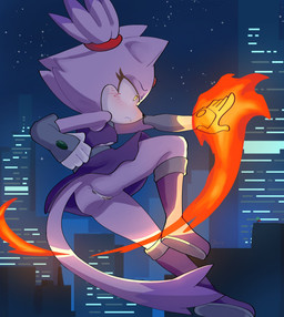 anthro armor blush bottomwear city clothed clothing cosplay crossover_cosplay elemental_manipulation female fire fire_manipulation gauntlets gloves hair handwear night no_underwear ponytail princess royalty simple_background skirt solo superhero superhero_costume flaresg_art dc_comics sega sonic_the_hedgehog_(series) teen_titans blaze_the_cat starfire_(teen_titans) domestic_cat felid feline felis mammal crossover hi_res