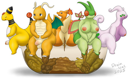 anthro anus areola bathtub black_eyes blue_eyes bodily_fluids breasts brown_eyes buried buried_in_feces butt diarrhea eyes_closed feces feces_in_ass feces_on_body feces_on_ground feces_pile female genitals green_body green_eyes group half-closed_eyes humanoid_genitalia humanoid_penis looking_down male male/female male/male multicolored_body narrowed_eyes nipples nude orange_body penis pink_areola pink_nipples pooping pooping_on_another pooping_on_floor pooping_together purple_body red_eyes scatplay simple_background sitting sitting_on_bathtub sweat tail tan_body two_tone_body white_background wings x-ray_view yellow_body drain_scat mythology nintendo pokemon ampharos charizard dragon dragonite flygon generation_1_pokemon generation_2_pokemon generation_3_pokemon generation_6_pokemon goodra mythological_creature mythological_scalie pokemon_(species) scalie hi_res
