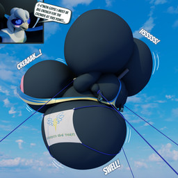 advertisement air_inflation anthro areola belly belly_expansion big_belly big_breasts big_butt bikini blush blush_lines breast_expansion breasts butt butt_expansion clothing expansion eyewear female floating genital_expansion genitals goggles huge_belly huge_breasts huge_butt hyper hyper_belly hyper_breasts hyper_butt hyper_genitalia hyper_vulva inflation pawpads plump_vulva rope solo sound_effects speech_bubble string_bikini swimwear text two-piece_swimsuit vulva_expansion darkdraketom friendship_is_magic hasbro my_little_pony mythology mai_(archy) wonderbolts_(mlp) avian gryphon mythological_avian mythological_creature 1:1 3d_(artwork) blender_(artwork) digital_media_(artwork) english_text hi_res