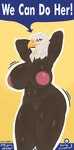 anthro areola beak big_areola big_breasts breasts female genitals huge_breasts inverted_nipples muscular muscular_female nipples nude nude_anthro nude_female pink_areola pink_nipples pussy solo thick_thighs yellow_beak radicalraccs american_eagle rosie_the_riveter accipitrid accipitriform avian bald_eagle bird eagle sea_eagle hi_res