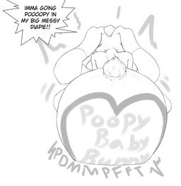 ageplay anthro big_diaper crouching diaper excessive_feces feces female huge_diaper hyper hyper_diaper hyper_feces hyper_soiling infantilism onomatopoeia roleplay smelly soiled_diaper soiling solo sound_effects speech_bubble stink_fumes stink_lines tail tail_tuft text tuft unclean_diaper used_diaper writing_on_diaper starcandy12 sega sonic_the_hedgehog_(series) vanilla_the_rabbit lagomorph leporid mammal rabbit hi_res