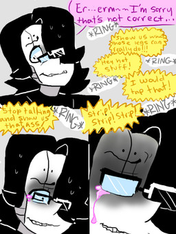 clothed clothing comic crying digital_media_(artwork) english_text eyewear glasses hair humanoid machine male mettaton not_furry nsfwshamecave robot tears text undertale video_games

Rating: Safe
Score: 2
User: Mettaton
Date: February 22, 2016