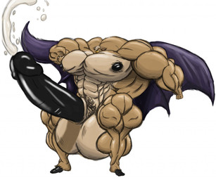 4_toes 5_fingers abs anthro anthrofied balls biceps big_balls big_muscles big_pecs big_penis biped black_nipples black_penis bodily_fluids brown_body brown_fur cum cumshot ears_outwards ejaculation erect_nipples erection feet fingers fist fur genital_fluids genitals glistening glistening_arms glistening_balls glistening_feet glistening_foreskin glistening_genitalia glistening_legs glistening_muscles glistening_penis glistening_thighs grey_wings hair hairless_toes hands-free huge_balls huge_muscles huge_pecs huge_penis huge_thighs humanoid_feet humanoid_genitalia humanoid_hands humanoid_heel humanoid_penis hyper hyper_balls hyper_biceps hyper_genitalia hyper_muscles hyper_pecs hyper_penis hyper_thighs male membrane_(anatomy) membranous_wings moobs muscular muscular_anthro muscular_male navel nipples pecs penis pivoted_ears plantigrade pose pubes red_eyes rib_lines ribs simple_background small_feet small_hands small_head solo spontaneous_ejaculation standing tan_balls tan_body tan_chest tan_fur tan_hair thick_arms thick_calves thick_thighs toes trapezius vein veiny_muscles veiny_penis white_background winged_arms wings yellow_sclera df43_(artist) ferngully batty_koda bat mammal megabat 2014 colored detailed digital_drawing_(artwork) digital_media_(artwork) pinup shaded