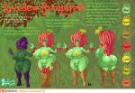 big_breasts big_butt breasts butt female flower genitals green_body green_skin huge_breasts huge_butt lips multiple_poses not_furry nude patreon_logo plant pose pussy short_stack solo text thick_lips thick_thighs lurkergg patreon elemental_creature flora_fauna humanoid english_text url