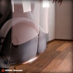 anthro butt butt_focus chair close-up female furniture raised_tail solo tail monarquis momo_(monarquis) felid mammal pantherine snow_leopard 1:1 3d_(artwork) digital_media_(artwork) hi_res