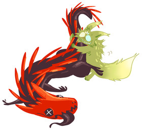 ambiguous_gender ambiguous_penetration black_body bodily_fluids death doggystyle feral from_behind_position fur green_body male male/male necrophilia penetration sex sweat tail tail_grab teeth thrusting tongue tongue_out toothy_grin kriddykreme rain_world videocult lizard lizard_(rain_world) red_lizard_(rain_world) reptile scalie slugcat hi_res