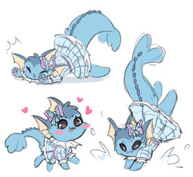 >:3 alternative_fashion blue_body blue_fur blue_hair blush blush_lines bodily_fluids bow_ribbon eyelashes eyes_closed female feral fur hair heart_symbol holowear_(pokemon) j-fashion lolita_(fashion) open_mouth pawpads paws purple_eyes simple_background solo sweet_lolita tail tears tongue tongue_out valeria_fills nintendo pokemon pokemon_unite checkered_style_vaporeon eeveelution generation_1_pokemon pokemon_(species) vaporeon 2026