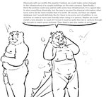 animal_genitalia anthro balls bathing beard belly butt ceo duo facial_hair flaccid fur genital_slit genitals head_tuft horn long_tail looking_back male mustache navel nude pecs penis penis_tip public_shower scales short_ears shower simple_background slightly_chubby small_ears speech_bubble standing steam tail text tuft water white_background custardalvis asian_mythology curious_cat east_asian_mythology mythology sihai's_legacy isaac_(sweet_nctr) shen_(sihai's_legacy) bear dragon eastern_dragon furred_dragon furred_scalie mammal mythological_creature mythological_scalie polar_bear scalie ursine 2021 black_and_white english_text monochrome sketch