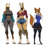 anthro anthrofied big_breasts breasts cleavage clothed clothing female fingers group medium_breasts small_breasts thick_thighs trio jijis-waifus disney dreamworks robin_hood_(disney) spirit:_stallion_of_the_cimarron esperanza_(cimarron) maid_marian rain_(cimarron) canid canine equid equine fox horse mammal red_fox true_fox 1:1 2022 digital_media_(artwork) hi_res