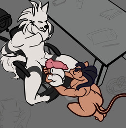 animal_genitalia animal_penis anthro ball_fondling ballbusting balls big_balls canine_genitalia canine_penis cock_and_ball_torture duo erection female fondling genital_torture genitals hair knot knot_root knotted_penis male male/female muscular muscular_male nude penis sheath tail lostdragon01 hakuna wolfy_(bigwhitewolfballs) canid canine canis mammal wolf animated hi_res no_sound short_playtime video