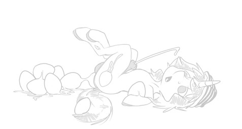 animal_genitalia animal_penis balls bodily_fluids clothing cum cumshot egg ejaculation equine_genitalia equine_penis erection feral genital_fluids genitals hair hat headgear headwear horn long_hair lying male on_back open_mouth orgasm oviposition penis solo teeth backsash hasbro my_little_pony fan_character equid equine horse mammal pony 2015 digital_media_(artwork) hi_res monochrome sketch