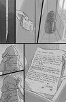 text lynxgriffin deltarune undertale_(series) kris_(deltarune) human mammal 2019 comic english_text greyscale monochrome