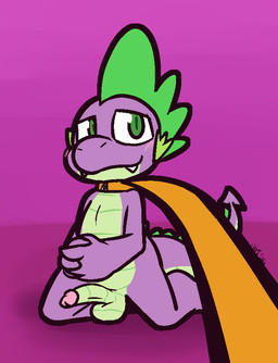 anthro balls blush cute_fangs erection fangs first_person_view genitals glans green_balls green_body green_eyes green_penis green_pupils green_scales hands_together humanoid_genitalia humanoid_penis kneeling leash leashing_pov male penis pink_glans pupils purple_background purple_body purple_scales scales simple_background slit_pupils smile solo spade_tail submissive submissive_anthro submissive_male tail teeth young young_anthro young_male ultilix european_mythology friendship_is_magic hasbro my_little_pony mythology spike_(mlp) dragon mythological_creature mythological_scalie scalie western_dragon 2026