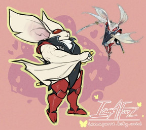 2_toes anthro bat_ears bat_wings big_ears boots clothed clothing feet footwear male melee_weapon membrane_(anatomy) membranous_wings muscular pecs pink_nose red_boots red_clothing red_eyes red_footwear shoes simple_background solo sword toes topwear weapon white_body wings iamafurrz atlus metaphor:_refantazio sega heismay_noctule bat eugief mammal
