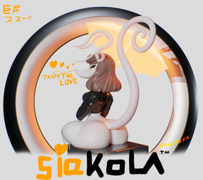 anthro big_butt bottomless brown_hair butt clothed clothing cosplay eyes_closed female hair head_tendrils holding_object holding_umbrella jacket jacket_only sitting smile solo spiral_tail text topwear topwear_only umbrella white_body siakstuff cd_projekt_red cyberpunk_2077 siak_no'fethk alien 3d_(artwork) absurd_res digital_media_(artwork) english_text hi_res japanese_text