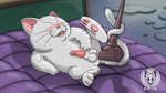 anal anal_masturbation anal_penetration animal_genitalia animal_penis blush erection feline_genitalia feline_penis genitals male masturbation penetration penile_spines penis solo mr_furry2 dragon_ball korin_(dragon_ball) domestic_cat felid feline felis mammal 16:9 hi_res widescreen