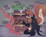 acorn anthro female food fruit incoming_attack mask nut_(fruit) plant ribbons solo tentacles treasure_chest jozutime twiss_(stunnyseed/twiss) mammal mimic mimic_chest rodent sciurid tree_squirrel hi_res