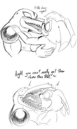 ahegao anthro anthro_on_anthro blush dialogue duo eyes_closed female french_kissing fur hair kissing looking_pleasured making_out male male/female mature_anthro mature_female open_mouth open_smile simple_background smile text tongue tongue_in_mouth tongue_out krazyelf sega sonic_the_hedgehog_(series) vanilla_the_rabbit vector_the_crocodile crocodile crocodilian lagomorph leporid mammal rabbit reptile scalie 2026 absurd_res english_text hi_res monochrome
