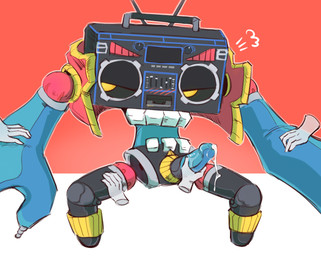 angry big_hands big_head black_body blue_body blue_penis blush bodily_fluids boombox cum cum_on_leg cum_on_penis cum_string disembodied_hand erection for_a_head foreskin genital_fluids genitals group half-closed_eyes hand_on_arm hand_on_leg hand_on_penis handjob holding_penis huge_hands humanoid_genitalia humanoid_hands humanoid_penis looking_away machine male multicolored_body narrowed_eyes not_furry not_furry_focus nude orgasm penile penis red_background red_body sex simple_background solo_focus spread_legs spreading standing yellow_eyes vhkansfweer lethal_league doombox_(lethal_league) animate_inanimate object_head robot 2020