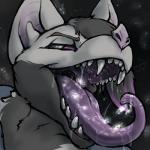 ambiguous_form anthro bodily_fluids fangs galaxy intergalactic_macro long_tongue macro male mouth_shot open_mouth saliva solo teeth terra_macro tongue nommz renholder bat mammal 1:1 hi_res