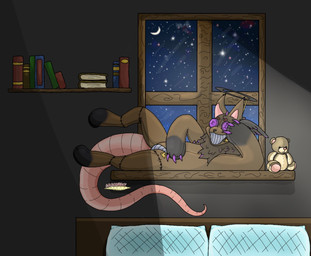 anthro bedroom button_(fastener) button_eyes female inside light lying moonlight on_side solo zipper arsonway arsonali animate_inanimate fluffshie