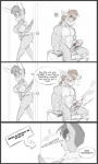 anthro balls big_breasts blush brandi breasts cleavage clothed clothing comic cum cumshot donkey english_text equine erection female hair huge_breasts joelasko male mammal masturbation monochrome nude orgasm penis photo text
Rating: Explicit
Score: 10
User: Robinebra
Date: September 01, 2013