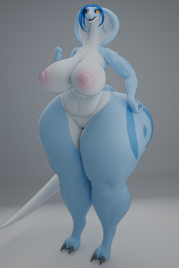 anthro big_breasts big_butt blue_body blue_hair breasts butt female genitals hair huge_breasts huge_butt huge_thighs hyper nipples nude simple_background solo tail thick_thighs vulva wide_hips yellow_sclera raguda ssilmarie_(trinity-fate62) cobra reptile scalie snake 2:3 3d_(artwork) digital_media_(artwork) hi_res