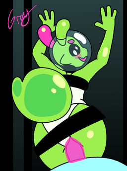 4_fingers alternative_fashion ambiguous_gender ambiguous_penetrated anal anal_penetration animated_gif antennae_(anatomy) armor armwear ass_up bare_shoulders bent_over big_butt big_penis black_background black_eyes black_sclera blue_penis blush bodily_fluids butt clothed clothing cyberpop dripping duo erection eyebrows fingers genital_fluids genitals green_body green_skin headgear helmet humanoid_pointy_ears j-fashion looking_pleasured male male/ambiguous male_penetrating male_penetrating_ambiguous open_mouth penetration penile penile_penetration penis penis_in_ass plap pointy_ears pose pupils sex simple_background solo_focus thick_thighs topwear white_eyes white_pupils snarrl sploot_(unknownspy) alien alien_humanoid humanoid roswell_grey 2023 animated hi_res short_playtime nonbinary_(lore)