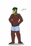 2:3 absurd_res anas anatid anseriform anthro avian beak bird blue_clothing blue_underwear boxers_(clothing) character_name clothed clothing dabbling_duck duck fuze hi_res male mallard simple_background solo texnatsu underwear white_background william_(texnatsu)