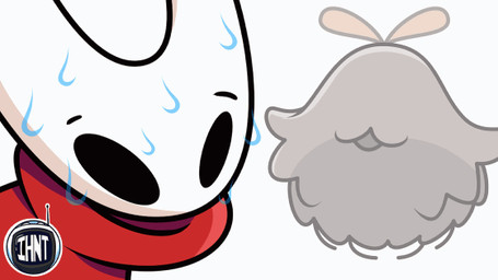 antennae_(anatomy) anthro black_body black_fingers black_hands cloak clothed clothing eye_scar face_slap facial_scar feral fur petting red_cloak red_clothing scar simple_background slap white_background white_body white_head x_scar ihasnotomato hollow_knight:_silksong hollow_knight_(franchise) team_cherry grishkin_(hollow_knight:_silksong) hornet_(hollow_knight) huge_flea_(hollow_knight:_silksong) kratt_(hollow_knight:_silksong) mooshka_(hollow_knight:_silksong) varga_(hollow_knight:_silksong) vog_(hollow_knight:_silksong) arthropod flea_(hollow_knight:_silksong) 16:9 animated widescreen