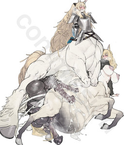animal_genitalia animal_penis balls belly big_balls big_belly big_breasts big_penis bodily_fluids breasts cum cum_inside cum_on_belly cum_on_body duo ejaculation equine_genitalia equine_penis equine_teats equine_udders flared_penis from_behind_position genital_fluids genitals gynomorph gynomorph/gynomorph hooves huge_balls huge_belly huge_breasts huge_penis intersex intersex/intersex lactating milk multi_genitalia multi_penis orgasm orgasm_face penis pregnant pregnant_gynomorph pregnant_intersex pregnant_taur sex taur_on_taur teats udders hitobashira_aru arknights european_mythology greek_mythology hypergryph mythology studio_montagne blemishine_(arknights) whislash_(arknights) centaur equid equid_taur humanoid_taur mammal mammal_taur taur hi_res