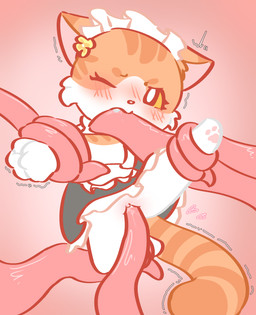 anthro chibi female genitals penetration sex solo tentacle_sex tentacles vaginal vaginal_penetration vulva young liln love_for_my_cutie pepe_(love_for_my_cutie) domestic_cat felid feline felis mammal hi_res tagme