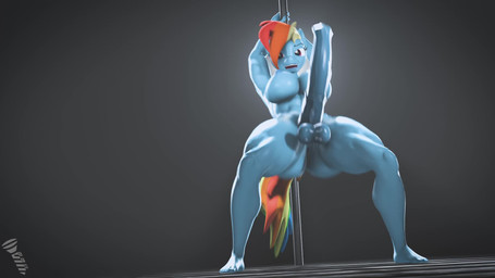 abs animal_genitalia animal_penis anthro anthrofied areola balls big_balls big_breasts big_butt big_penis blue_body blue_fur bouncing_balls bouncing_breasts bouncing_penis breast_jiggle breasts butt crossgender curvy_figure equine_genitalia equine_penis erection feet fingers ftg_crossgender fti_crossgender fur genitals gynomorph gynomorph_anthro hair huge_butt huge_penis intersex intersex_anthro jiggling looking_at_viewer multicolored_hair multicolored_tail muscular muscular_anthro muscular_gynomorph muscular_intersex nipples nude nude_anthro nude_gynomorph nude_intersex penis pole rainbow_hair rainbow_tail red_eyes short_hair simple_background smile solo stripper_pole swinging_penis tail teeth text thick_thighs thrusting toes vein veiny_penis wide_hips screwingwithsfm friendship_is_magic hasbro my_little_pony rainbow_dash_(mlp) equid equine horse mammal pony 16:9 2021 3d_(artwork) 3d_animation animated artist_name digital_media_(artwork) hi_res no_sound short_playtime source_filmmaker_(artwork) video widescreen
