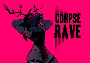 anthro antlers armwear bandage black_clothing black_hair black_latex black_leotard bunny_costume clothed clothing costume crossdressing elbow_gloves gas_mask gloves hair handwear horn latex latex_clothing latex_leotard legwear leotard male mask solo thigh_highs wearing_mask wide_hips rem_phase american_mythology indigenous_north_american_mythology mythology north_american_mythology vyr_(circuspaw) wendigo 2026 absurd_res hi_res nonbinary_(lore)