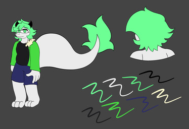 anthro clothing male solo sweater topwear zenkerdragon mythology dragon mythological_creature mythological_scalie scalie absurd_res hi_res model_sheet nonbinary_(lore)
