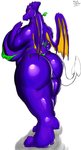 belly big_breasts big_butt breasts butt clothed clothing female nipples overweight rear_view skimpy solo swimwear wide_hips bigshow metroid nintendo fan_character rhochelle ridleymorph space_dragon_(metroid) hi_res