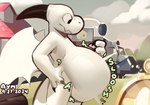 after_vore anthro belly big_belly duo farm horn male male_pred outside overweight vore white_body wings aymbord farm_merge_valley mythology aymbord_(character) dragon mythological_creature mythological_scalie scalie 2024